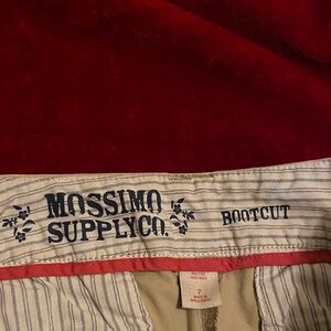 Mossimo Supply Co. Women's Flare Jeans - Red and White